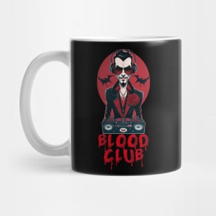 Vampiric Blood Club DJ! (Red/Black) Mug